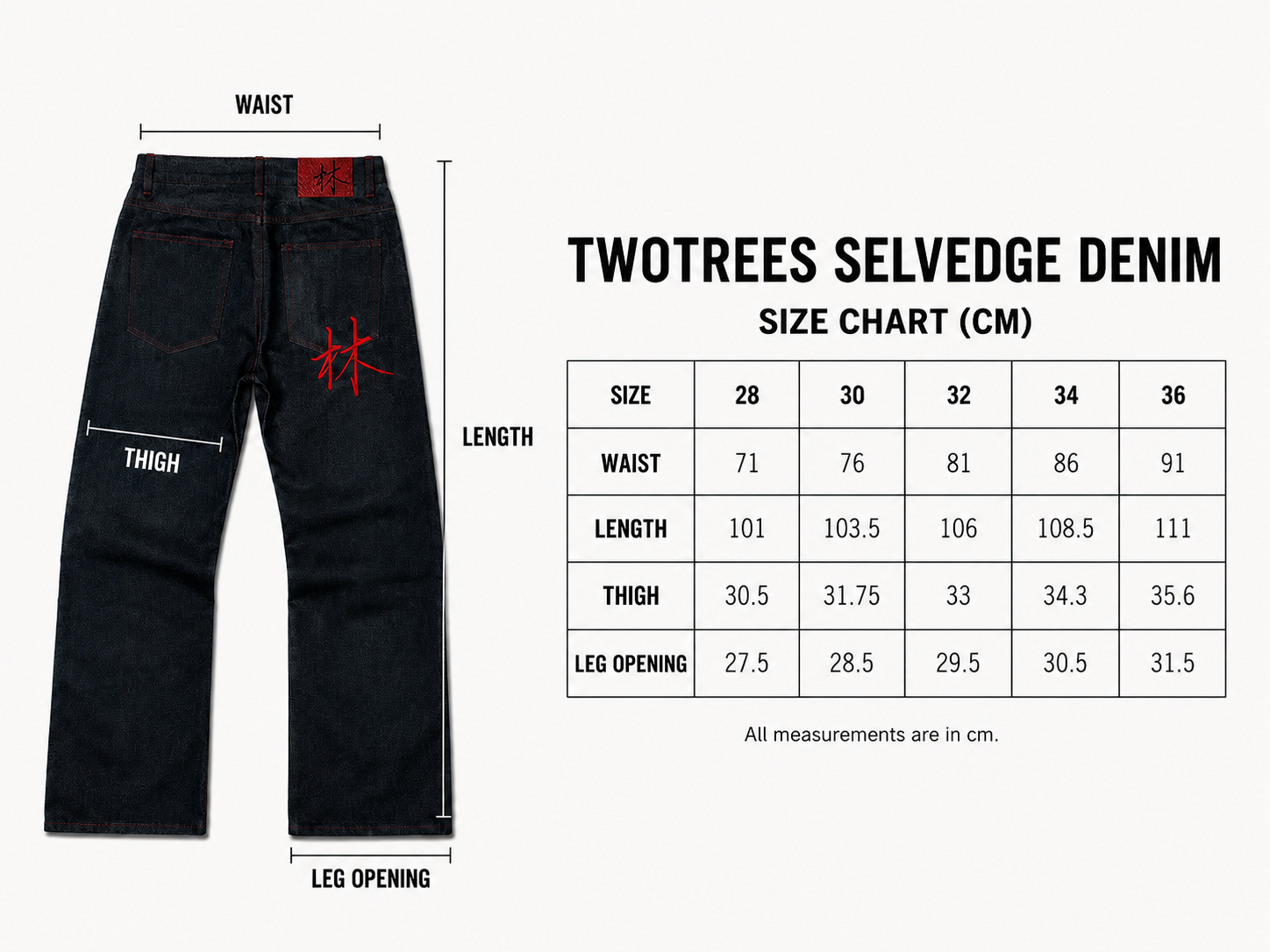 twotrees selvedge denim